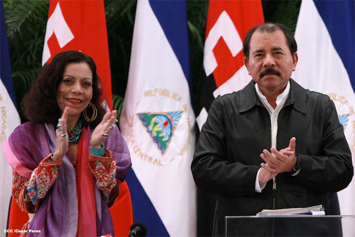 Daniel Ortega y Rosario Murillo. Año 2013