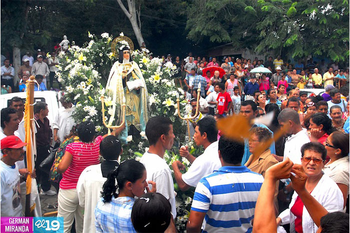 Santa Teresa es celebrada a lo grande en Carazo