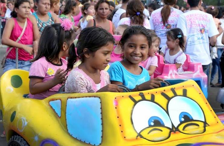 Más de 20 mil niños y niñas disfrutaron del Parque de la Niñez Feliz instalado por primera vez en la ciudad de León