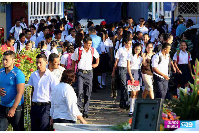 Gobierno Sandinista ratifica compromiso con la educación