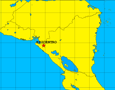 Tiembla 13 veces en 7 horas en Chinandega, sin causar daños