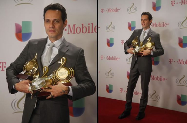 Marc Anthony triunfa en gala de los premios Lo Nuestro