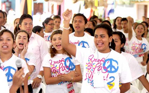 Compañera rosario anuncia encuentros de la juventud en Nicaragua