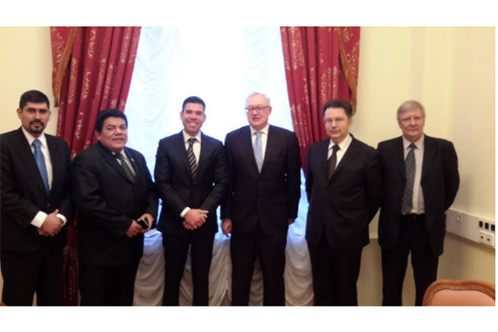 Delegación nicaragüense se reúne con Vice Canciller de la Federación de Rusia, Sergei Ryabkov