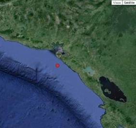 Sismo de 4.9 sacude costa del pacífico de Nicaragua