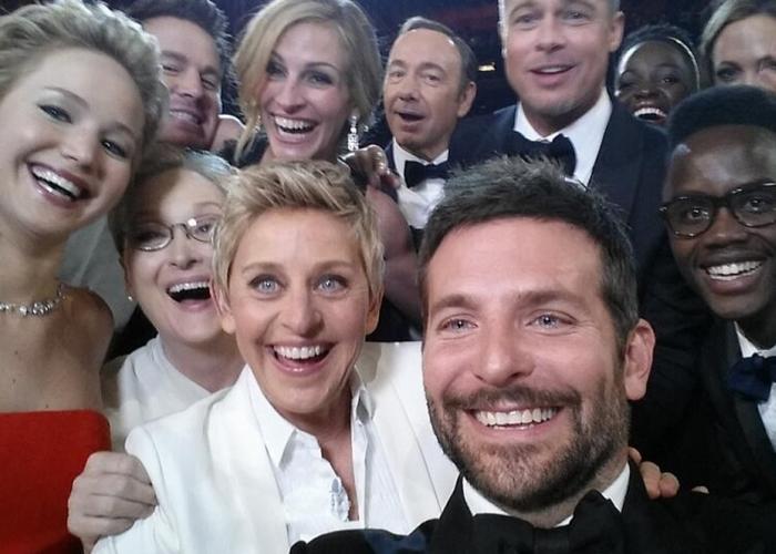 Hollywood efectuó el  más caro selfie de la historia de las redes sociales