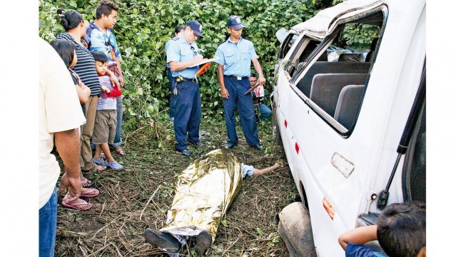 Accidentes de tránsito dejan 191 muertos durante 2014, revela informe policial