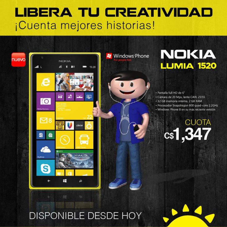 La Curacao lanza al mercado nacional el nuevo Nokia Lumia 1520