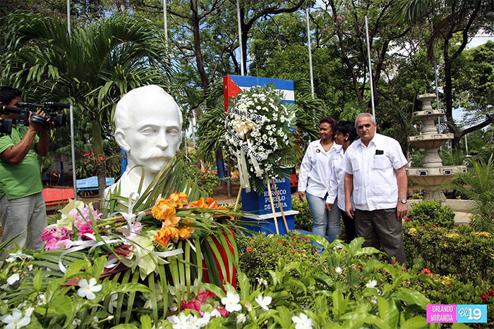 Nicaragua rinde homenaje al héroe cubano José Martí