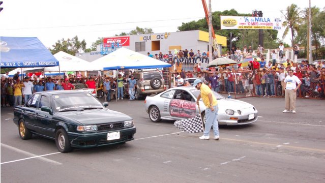 Amantes de las 4 ruedas disfrutaron Segunda Fecha de Campeonato ¼ de milla en Managua