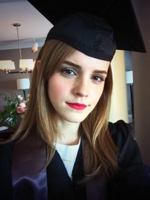 Emma Watson se graduó en literatura inglesa