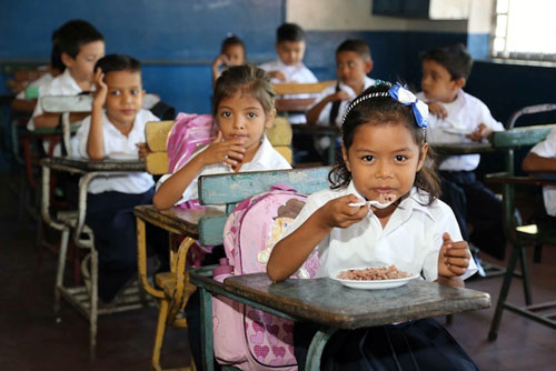 Gobierno sandinista lanza en Los Brasiles segunda distribución nacional de la Merienda Escolar