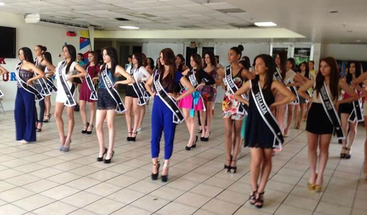 Candidatas a MISS TEEN NICARAGUA 2014 listas para la gran final este primero de junio