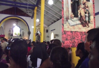 Miles de personas celebran a Santa Rita de Casia, patrona de Teustepe, Boaco