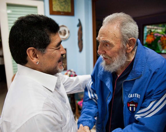 Mensaje de Fidel a Diego Armando Maradona