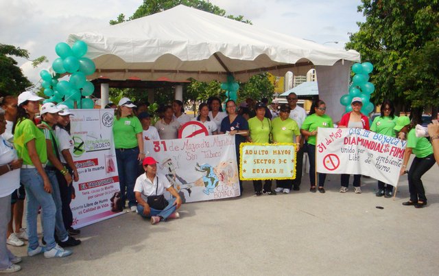 Unidos en celebración al Día Mundial sin Tabaco