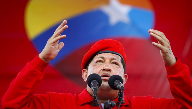 Presidente Chávez llega a Venezuela