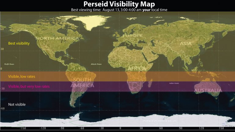 Perseidas 2023: ¡Las mejores vistas desde América Latina!