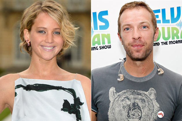 Jennifer Lawrence y sus apasionados besos con Chris Martin