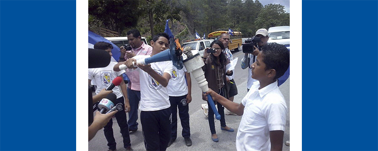 Antorcha de La Libertad Centroamericana realiza su recorrido por Nicaragua