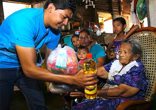 Buen Gobierno continúa entrega de paquetes alimenticios solidarios