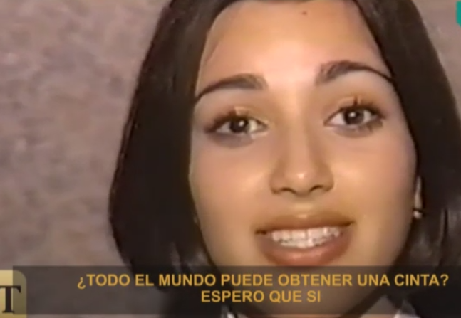 El revelador video casero de una joven Kim Kardashian