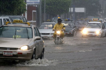 Lluvias en Nicaragua