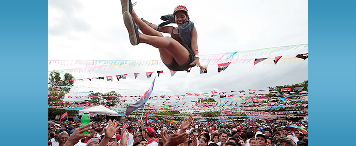 Nicaragua, un país donde la felicidad florece