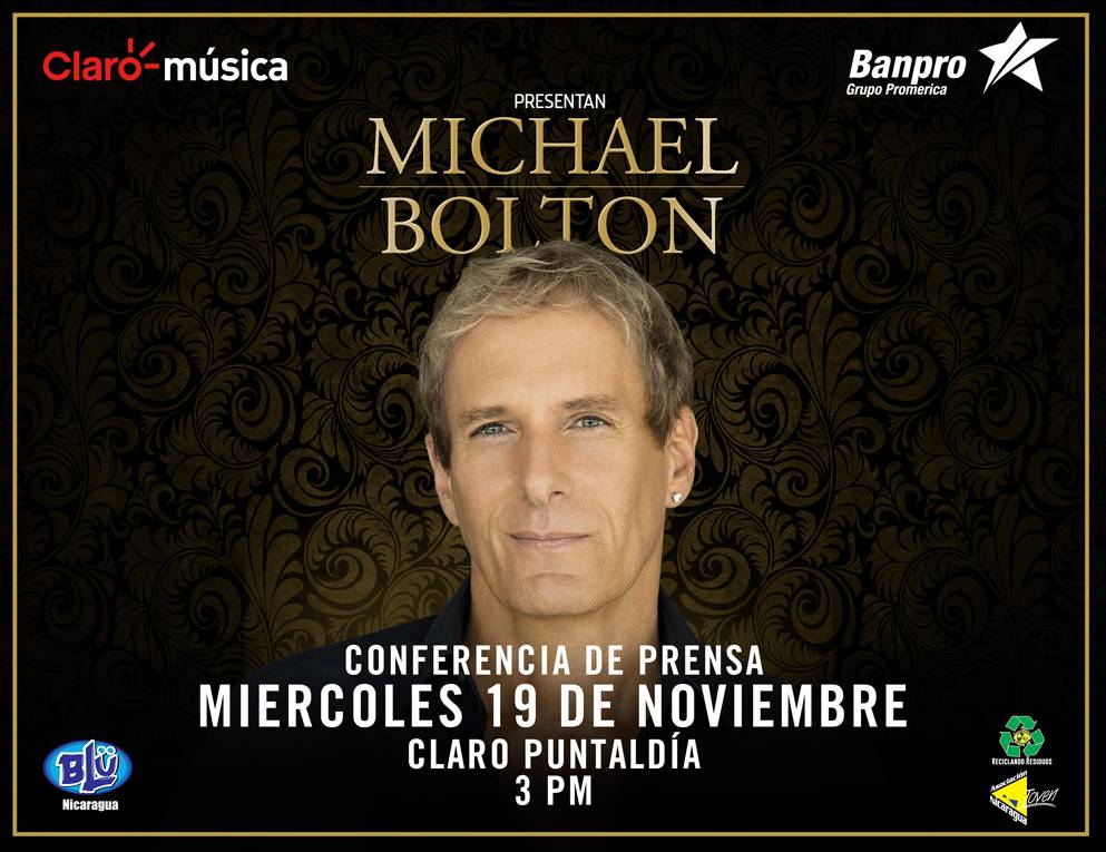 Michael Bolton viene a Nicaragua