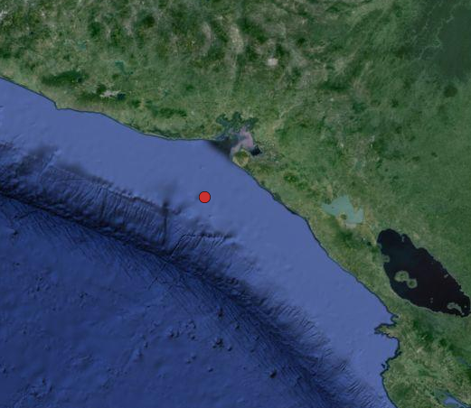 3 sismos de magnitudes 4.7, 3.8 y 3.2 grados sacuden el Pacifico de Nicaragua,  frente al Cosigüina