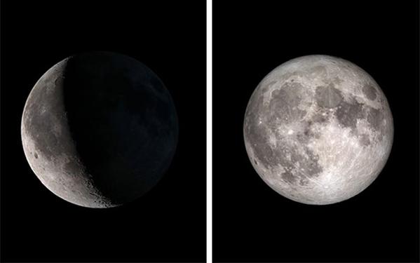 La NASA presenta un impresionante video sobre las fases de la Luna en 2015