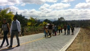 Gobierno Sandinista inaugura 4.4km de tramo carretero El Arrayan-Ciudad Antigua