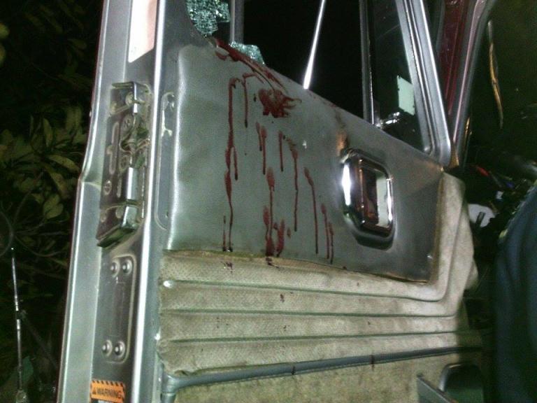 Al filo de la media noche bañan a tiros a furgonero tico en Panamericana Sur