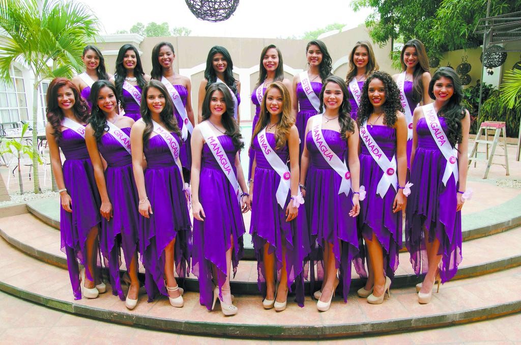 16 adolescentes competirán por la corona Miss Teen Nicaragua 2015