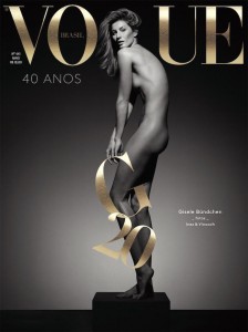 Gisele Bündchen se desnuda para su última portada