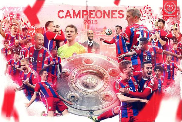 bayern campeon 2015 alemania