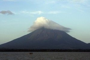 File photo og Nicaragua's Concepcion volcano