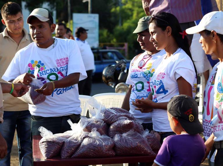 ENABAS relanza en barrios de Managua, Ciudad Sandino y Tipitapa, programa de Frijol Solidario