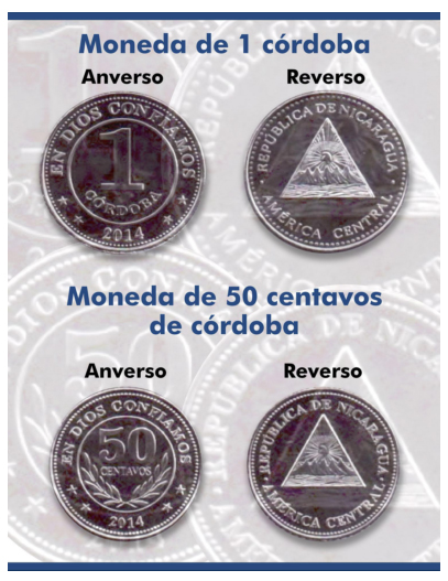 BCN emite nueva emisión de monedas de 1 córdoba y 50 centavos