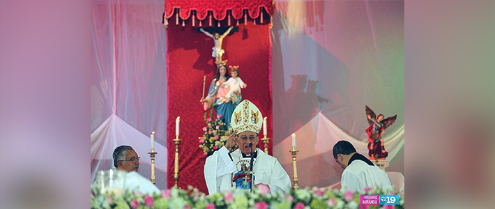 Cardenal Miguel Obando celebra fiestas en honor a la Virgen María Auxiliadora