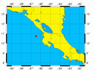 Sismo de 5.1 esta mañana en el Océano Pacífico