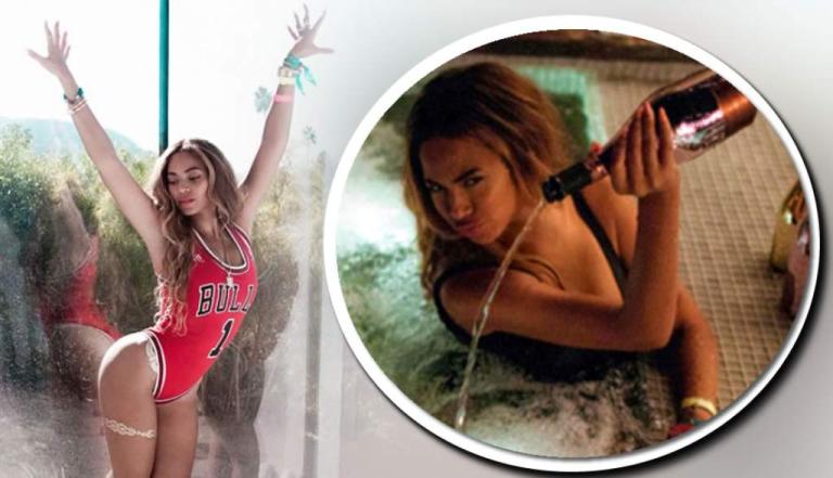 Critican a Beyoncé por bañarse en champán de $20 mil
