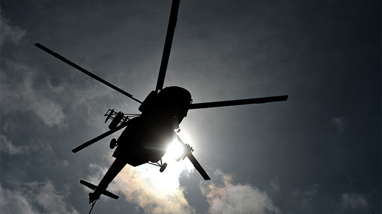 Un helicóptero militar Mi-8T