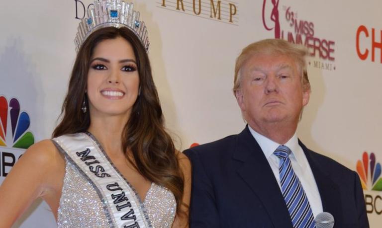 Donald Trump llama «hipócrita» a Miss Universo, Paulina Vega