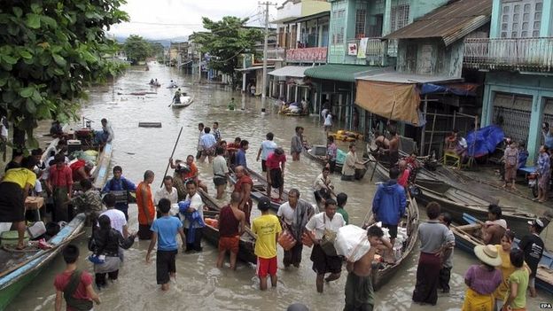 Fuertes lluvias en Myanmar: desastre, muerte y temor