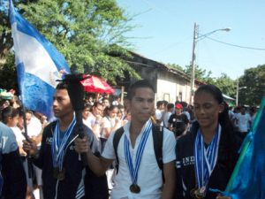 alumnos destacados del municipio de Larreynaga Malpaisillo.