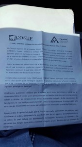 COSEP y CAMINIC rechazan violencia en la Mina en Limón