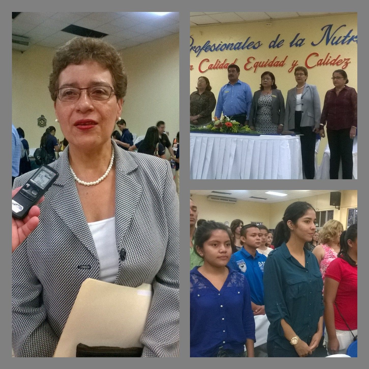 Estudiantes y docente participan en Congreso Nutricional en la UNAN-Managua