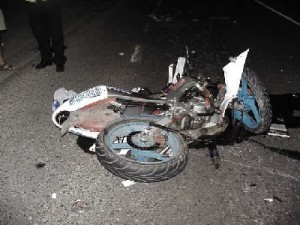 accidente moto