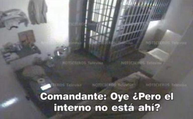 Revelan audios del video de la fuga del «Chapo» Guzmán